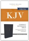 KJV Compact Reference Bible, Comfort Print Leatherlook, Black with Zipper